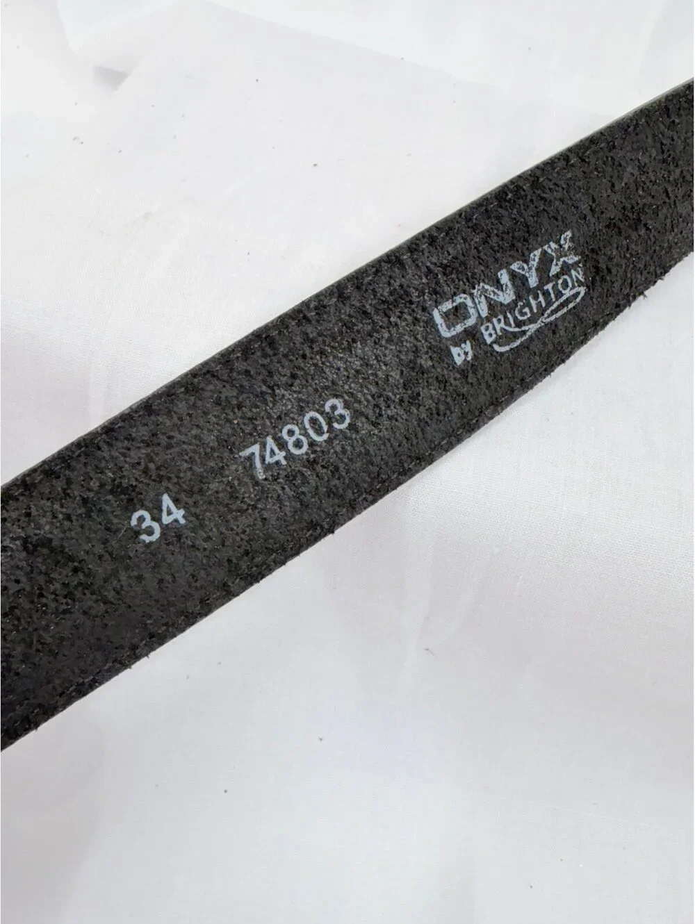 BRIGHTON ONYXTAPER BELT girls about 38” long total